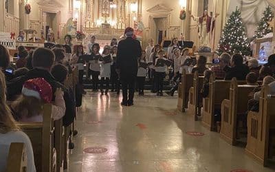 Les élèves de la chorale de l’école du Lac-à-la-Tortue livrent un superbe concert de Noël à leur communauté