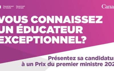 Connaissez-vous une éducatrice ou un éducateur inspirant? Proposez sa candidature à un Prix du premier ministre