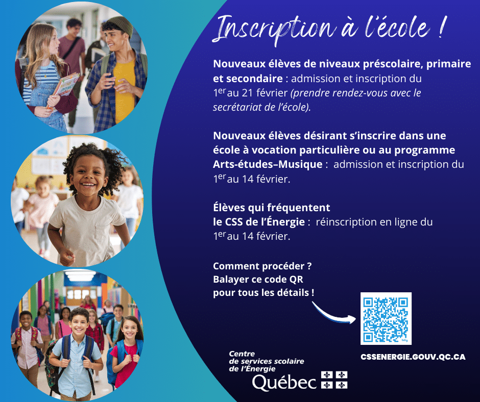Inscription 2026-2027 (Publication Facebook)