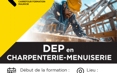 Nouveau DEP en charpenterie-menuiserie offert à Shawinigan