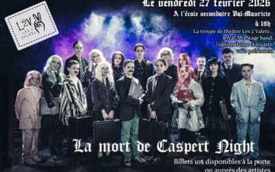 « La mort de Casper Night » : une pièce de théâtre où les quatre arts de l&rsquo;école secondaire Val-Mauricie ont été mis en lumière !