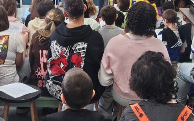 Patrick Norman et Nathalie Lord visitent les élèves de l’École Immaculée-Conception !